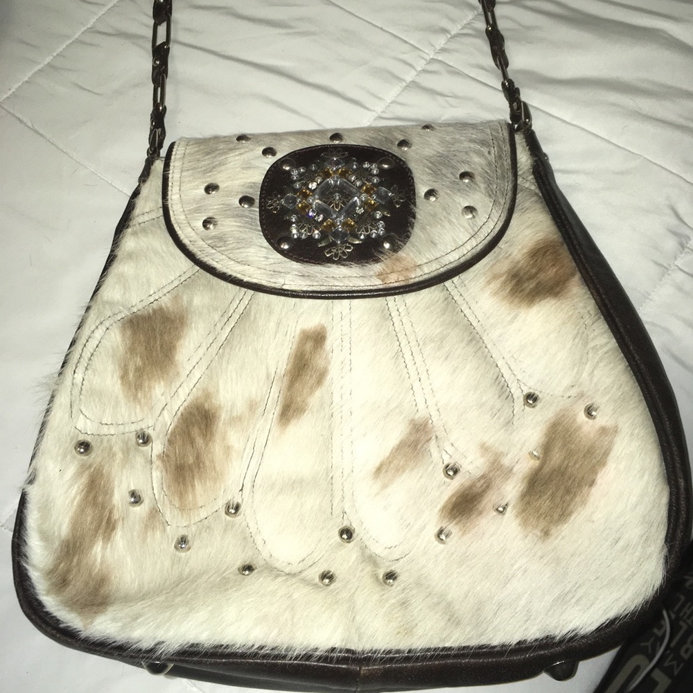 100% COWHIDE LEATHER BAG